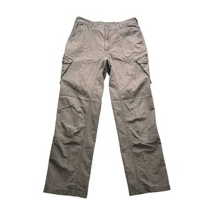 Cabela's Cargo Pants Men's 36x34 Khaki Utility Work Outdoor Casual Trousers